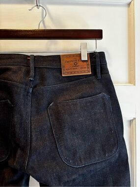 Freenote Cloth Raw Denim - Dark Blue Sz 32